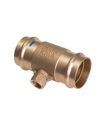 TEE F FILETTO  FF A PRESSARE ACQUA/GAS B ONE Diam 28 x 3/4