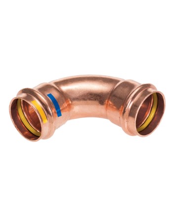 CURVA A 90° FF A PRESSARE PER ACQUA GAS B ONE Diam. 12