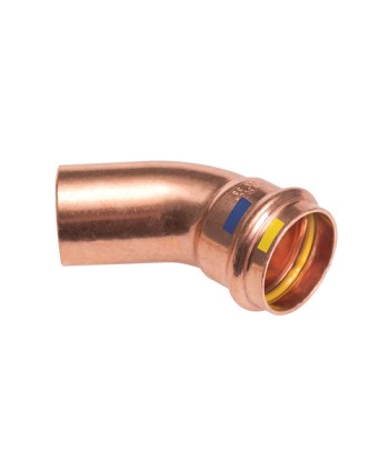 CURVA A 45° MF A PRESSARE PER ACQUA E GAS B ONE Diam. 35