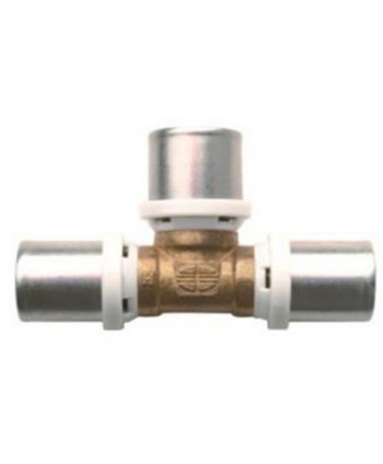 RACCORDO A TEE IBP A PRESSARE PER MULTISTRATO Diam. 20x16x20