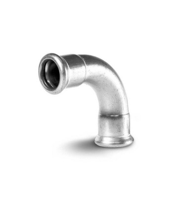 CURVA FF 90° A PRESSARE IN ACCIAIO CARBONIO Diam. 54