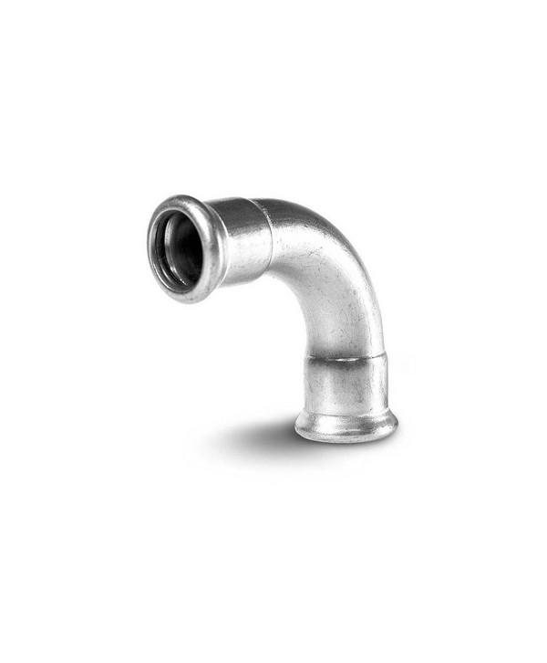 CURVA FF 90° A PRESSARE IN ACCIAIO CARBONIO Diam. 54