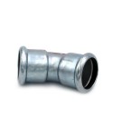 CURVA 45° FF  A PRESSARE IN ACCIAIO CARBONIO STEEL PRES Diam. 54