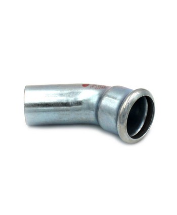 CURVA 45° MF A PRESSARE IN ACCIAIO CARBONIO STEEL PRES Diam. 54