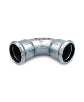 CURVA 90° FF A PRESSARE IN ACCIAIO CARBONIO STEEL PRES Diam. 28