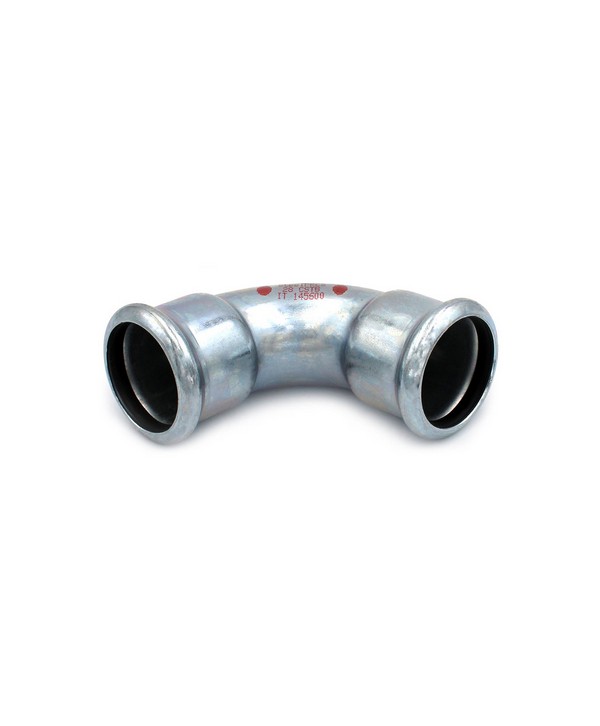 CURVA 90° FF A PRESSARE IN ACCIAIO CARBONIO STEEL PRES Diam. 28