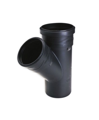 BRAGA PPR BLACK ULTRA SILENT 45° DN 110/110 45°