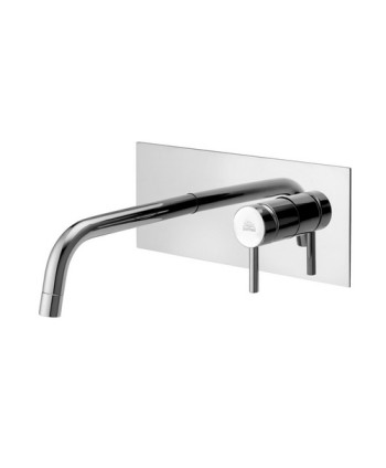 MISCELATORE INCASSO LAVABO CON BOCCA LINEA STICK Cromo bocca L. 178 mm