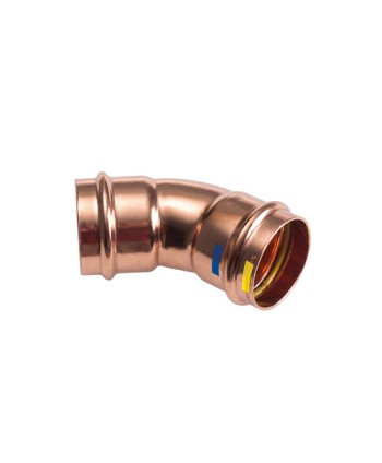 CURVA A 45° FF A PRESSARE PER ACQUA E GAS B ONE Diam. 28