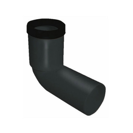 CURVA PROLUNGATO WC PPR BLACK SILENT DN 90