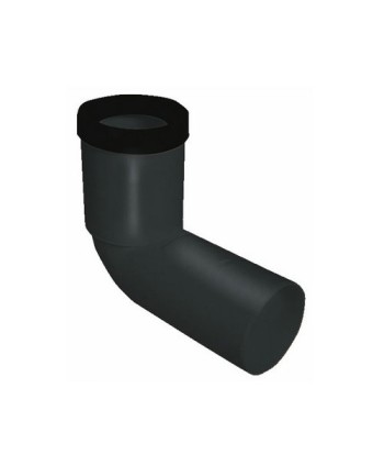 CURVA PROLUNGATO WC PPR BLACK SILENT DN 110