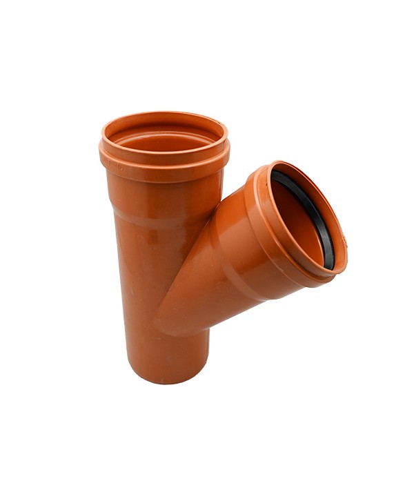 DERIVAZIONE  45° RAL 8023 Diam. 140/45°
