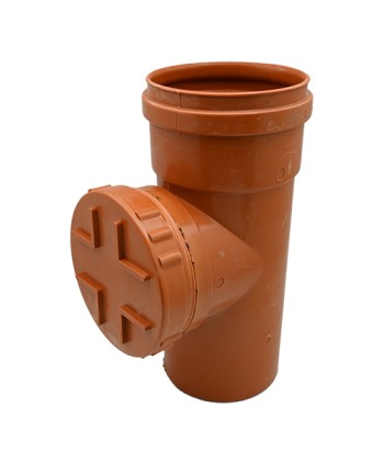 ISPEZIONE LINEARE DIAM. 100 RAL 8023 Diam. 140