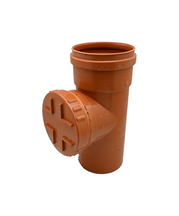 ISPEZIONE LINEARE DIAM. 100 RAL 8023 Diam. 140