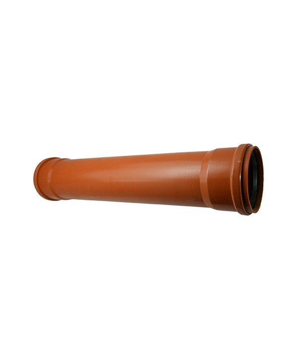 TUBO 2 BICCHIERI RAL  8023 Diam. 140 lungh. 3000