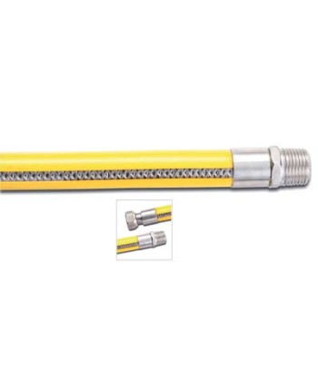TUBO GAS FLESSIBILE MF INOX/PVC 1/2MF CM 200