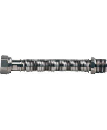 TUBO ACQUA FLESSIBILE ESTENSIBILE MF INOX 316 1/2MF CM 20/40