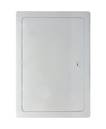 SPORTELLO CONTATORE GAS ACQUA ABS BIANCO CM 40X50 CHIUSURE 2