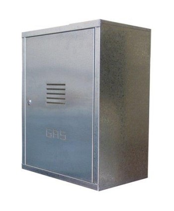 CASSETTA CONTATORE GAS ACCIAIO ZINCATO CM 35X25 H.CM 45
