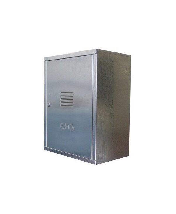 CASSETTA CONTATORE GAS ACCIAIO ZINCATO CM 35X25 H.CM 45
