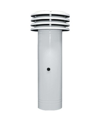 ESALATORE FUMI LAMIERA VERN BIANCA CM 12