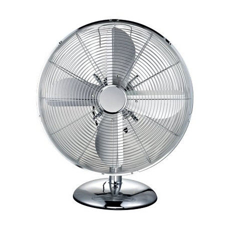 VENTILATORE CROMO TAVOLO DOMUS VOLT 230 WATT 40 MM 300 VELOCITA' 3