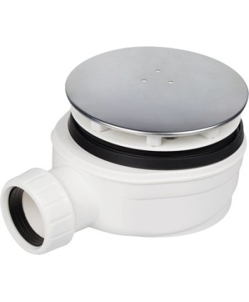 PILETTA DOCCIA SIFONATA RIBASSATA PP INOX H.MM 60 1"1/2