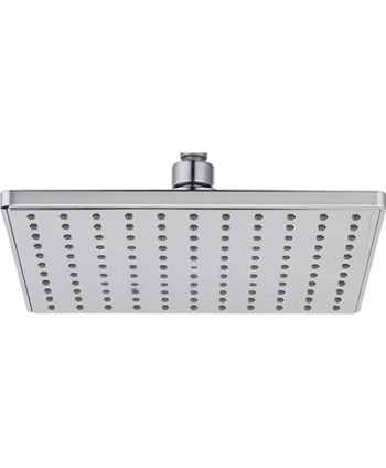 SOFFIONE DOCCIA + SNODO FELCE EFFE ABS CROMATO 1/2F MM 200X200