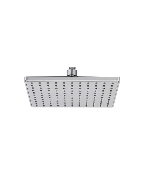 SOFFIONE DOCCIA + SNODO FELCE EFFE ABS CROMATO 1/2F MM 200X200