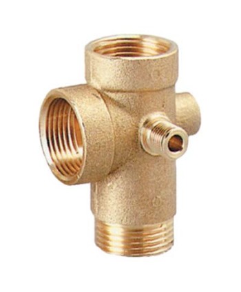 RACCORDO 5 VIE X AUTOCLAVE STARS OTTONE 1"