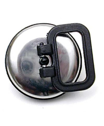 TAPPO PILETTA + MANIGLIA PVC/INOX MM 52