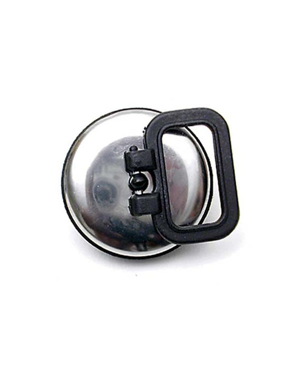 TAPPO PILETTA + MANIGLIA PVC/INOX MM 52