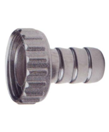 PORTAGOMMA + GHIERA X RUBINETTO OTTONE CROMATO 3/4"