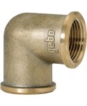 GOMITO FF OTTONE 90 GEBO 1"F