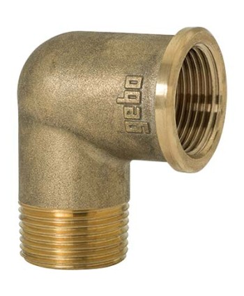 GOMITO MF OTTONE 92 GEBO 1"MF