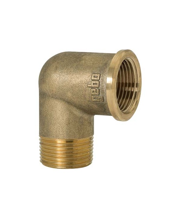 GOMITO MF OTTONE 92 GEBO 1"MF