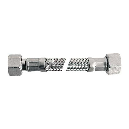 FLESSIBILE FLEXCORE FF RIDOTTO PARIGI INOX 304/PE-RT + GUARNIZIONE 3/8FX1/2F CM 30