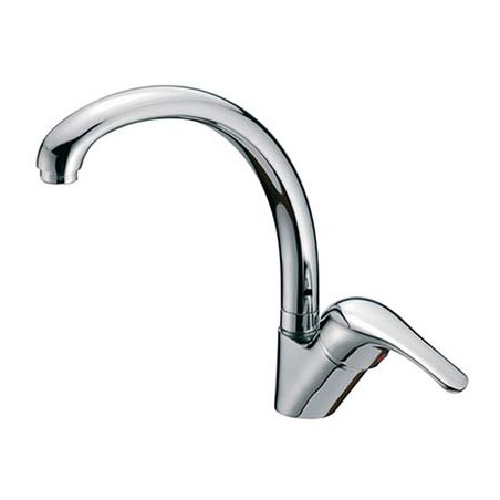 MISCELATORE LAVELLO CANNA ALTA CROLLA OTTONE CROMATO