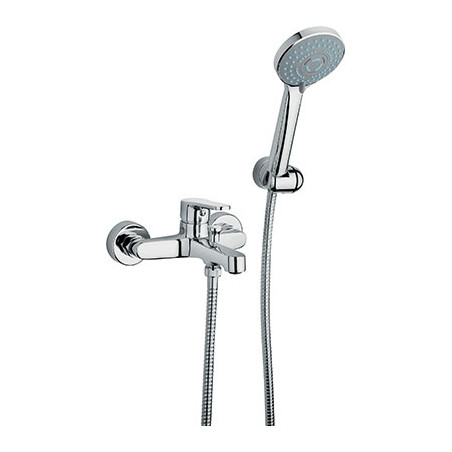 MISCELATORE VASCA FLASH CROLLA OTTONE CROMATO