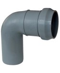 CURVA SCARICO IDRICO AD INNESTO PP GRIGIO MM 40 45Â°