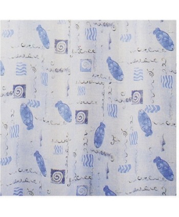 TENDA PER DOCCIA 1 LATO CM. 120 X 200 Mod. Acquarello -